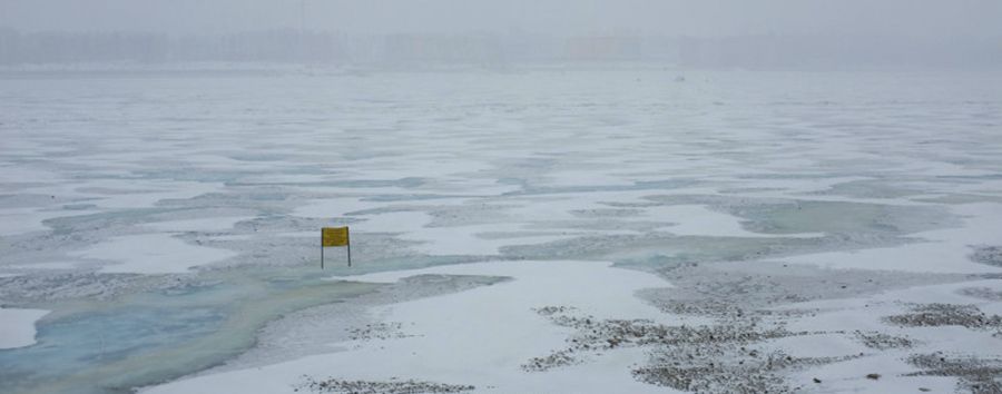 Heihe - Blagoveshchensk ice road Heihe - Blagoveshchensk ice road
